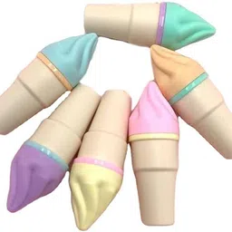 ancientkart Kids Funny Ice Cream Shaped Highlighter set of 6 image 2