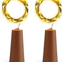 vedzme 20 LEDs 2.03 m Yellow Steady Bottle Rice Lights-picture-13