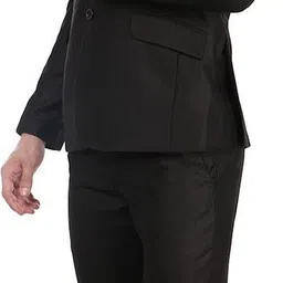 platinum studio Men Single Breasted Solid Suit image 2