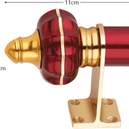 etalica Red Rod Rail Bracket Metal image 2
