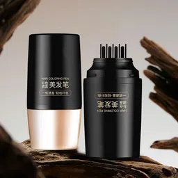 2-in-1 Hair Dye Stick Waterproof Instant Gray Coverage Root Touch-Up Pen , Black-image-43