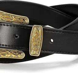 xelcis Women Casual, Evening, Formal, Party Black Genuine Leather Belt-picture-16