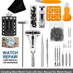 bluedeal 187Pcs Watch Tool Kit with Watch Link Pin Remover Tools and Watch Hand Tool Kit image 2