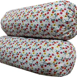 Microfibre Floral Bolster Pack of 2-image-91