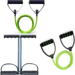 dr pacvu Set3|Single or Plastic Resistance Band,Tummy Trimmer forBody Stretching,Exercise Fitness Accessory Kit Kit-picture-16