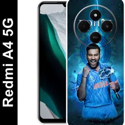 zaplab Back Cover for REDMI A4 5G , 24116RNC1I Hitman Rohit Sharma back cover-picture-13