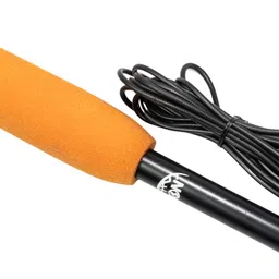won Shortgun Media Reporting yellow color mic with triangle mic flag 3.5 mm jack Microphone image 4