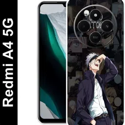zaplab Back Cover for REDMI A4 5G , 24116RNC1I anime jujutsu kaisen gojo satoru back Cover-picture-12
