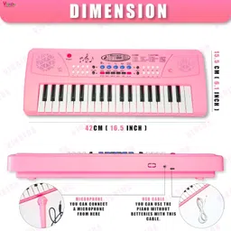 pepstter 37 Keys Kids Piano Keyboard | Educational Musical Toy with Tones & Rhythms image 2