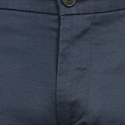 arrow sport Men Slim Fit Blue Cotton Blend Trousers image 5