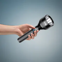 mr.light 1000LM, 2.5 Kms Long Rechargeable LION Aluminium Flashlight,Cobra Series|GT7 Torch image 2