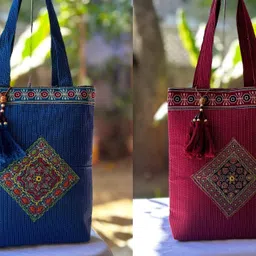Women Blue, Maroon Messenger Bag-image-25