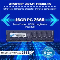 EVM Desktop RAM DDR4 16 GB PC DDR4 (16GB DDR4 Desktop RAM 2666MHz) image 4