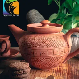 the handicraftian Terracotta ELEGANT Tea Kettle Tea Urn image 3