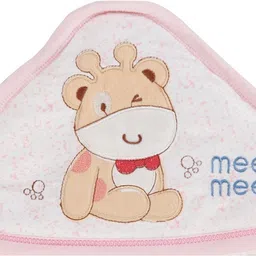 meemee Solid Double Hooded Baby Blanket for Mild Winter image 4