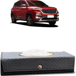 brothertwo Car Tissue Box Holder with 100 Tissue For MG Hector 2018 Onward Vehicle Tissue Dispenser-picture-31