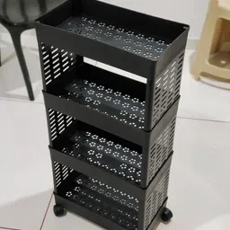 fufudada Plastic Kitchen Trolley image 3