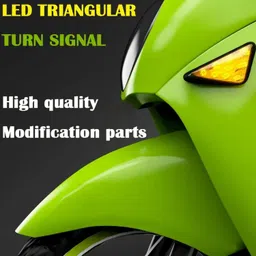 moto genius R15 V2/V3/V4 & M Smoke Triangle Flush Mount LED Turn Signals Blinker / Indicator Bike Fairing Kit image 4