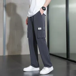 lejeune Men Solid Grey Track Pants-picture-29