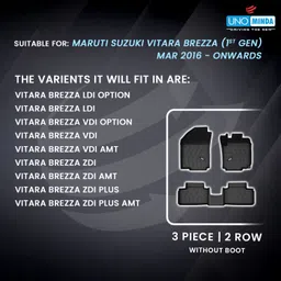 uno minda TPV 5D Mat For Maruti Suzuki Vitara Brezza image 4