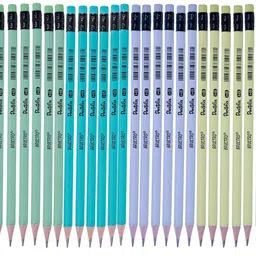 brustro Pastelix HB Pencils|Pack of 30,2.2mm Lead With Latex free Rubber Pencil-picture-25