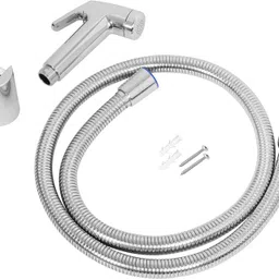pawan choudhary jet shower Health Faucet ABS Body with Wall Hook and 1-Meter Handheld image 3