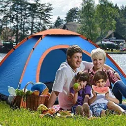 ansh enterprise Picnic Camping Tent 4 person Tent - For Camping image 4