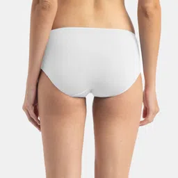 jockey 1802 Women Hipster White Panty image 3