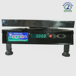 King Star Weighing Scale 350 Kitchen Steel Ultra Bright Green Display Weighing Scale image 3