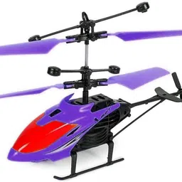taruzba Hand Control Helicopter with USB Chargeable Cable Pack of 1 Without Remote image 2