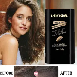 Long Lasting | Natural Look | Temporary Hair Dye | For Women & Men , brown-image-9