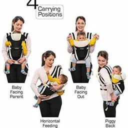 vom do Baby Carrier 4 in 1 Comfortable With Safety belt ,Carry Bag Head Support Baby Carrier image 4