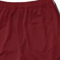 sti Men Solid Red Track Pants image 5