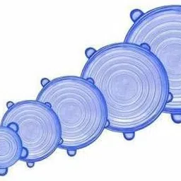 kuisner Silicon Lids Cover - Flexible Lids for Utensils, Bowls, Dishes, Plates, Jars 8 inch Lid Set-picture-16