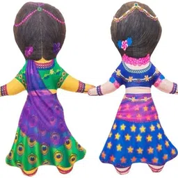 vrindavanstore.in Lalita Vishakha Toy Soft and Plush (Size - 8 inch) - 18.5 cm image 4