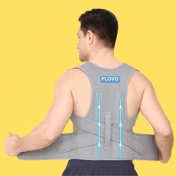 plovo Premium Posture Corrector for Men – Back Brace for Pain Relief & Support Posture Corrector image 2