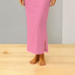 DSV ENTERPRISES Shapeware Pink M0098 Lycra Blend Petticoat-picture-21