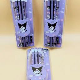 paper bear Kuromi Blister card HB Pencil Set of 3 Pencil-picture-18