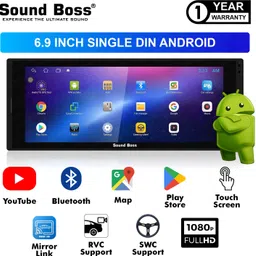 sound boss Androidify 3rd Gen Mobi-TaG 6.9 Inch Android Car Stereo-picture-21