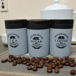 porish Plastic Tea Coffee & Sugar Container - 800 ml image 1