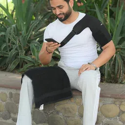 k squarians Shoulder Support Neoprene Small/Medium Adjustable Stretchable Strap & Wrap Shoulder Support image 4