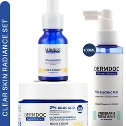 DermDoc 2% Niacinamide Serum & Spray with 2% Kojic Acid Cream for Clarifying Glow-image-61