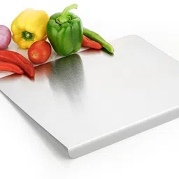 norvium Stainless steel Chopping for Kitchen Fruit Cutter, Stainless Steel Cutting Board Stainless Steel Cutting Board image 2
