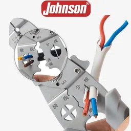 johnson Heavy Duty 10-in-1 Multi-Tool Plier with Spring ,Wire Cutter, Wire Stripper Lineman Plier image 3