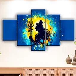 Modern Shiva Spiritual Wall Decor (30x18 inches) Digital Reprint 18 inch x 30 inch Painting-image-15