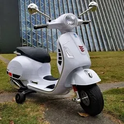 prabal Vespa 12V Electric Ride On Scooter For Kids with Foot Accelerator 3-7Yrs Scoote Scooter Battery Operated Ride On image 5