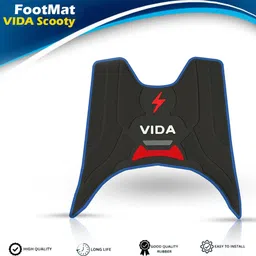 autoladders Scooter Scooty Mat Two Wheeler Floor Foot Mat for Vida Hero Two Wheeler Mat image 1