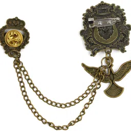 Kavove Azure Pride Eagle Crest Brooch image 3