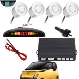 peeps store Universal 4 White Reverse Parking Sensor-PS25A989 Universal 4 White Reverse Parking Sensor-PS25A989 Parking Sensor-picture-21