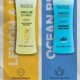 lieve Lemon & Ocean Body Wash with Long Lasting Fragrance image 2